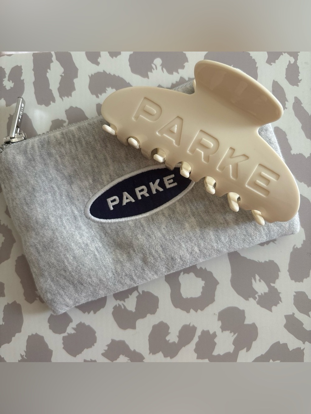 PARKE Claw Clip in Cream